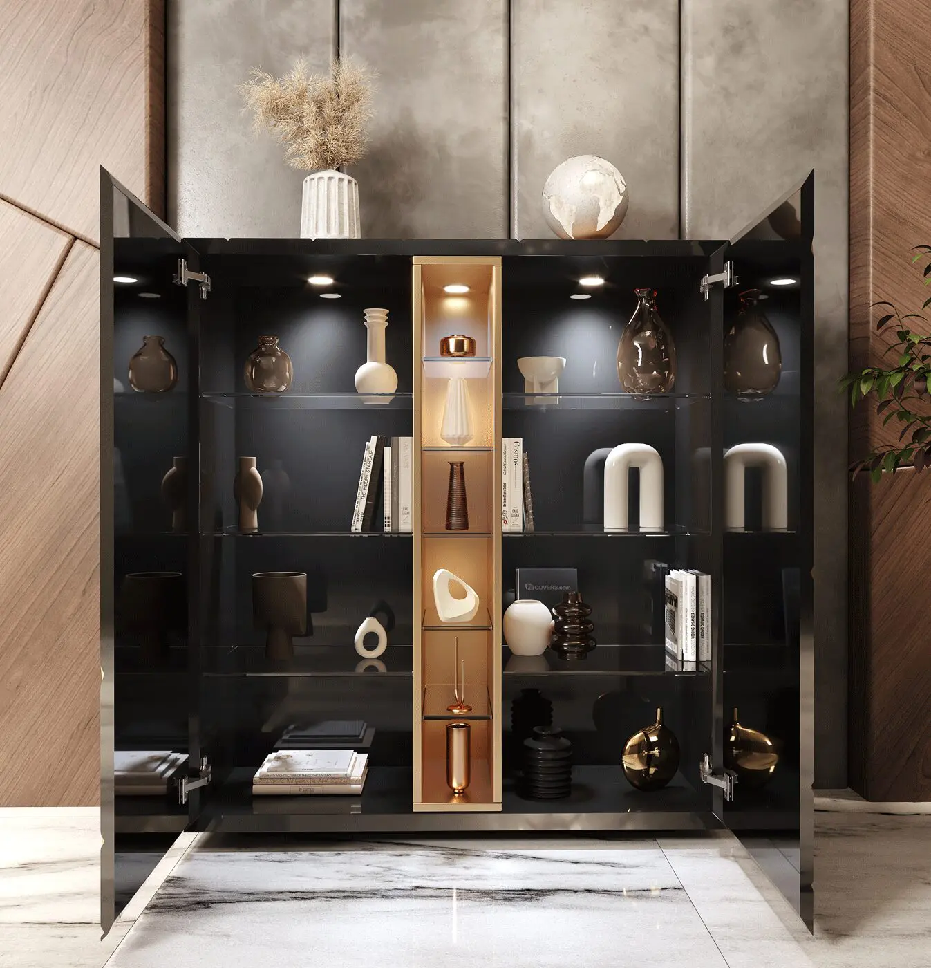 Gilded Noir Dining Experience Set