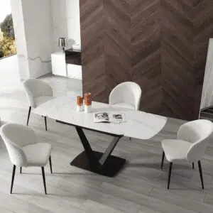 Marble Elegance Dining Set