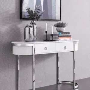 Alternative view of Silver Luxe Dining Set