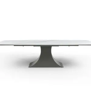 Alternative view of White Marble Elegance Dining Set