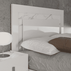 Alternative view of Carrara Marble Glow Bedroom Set