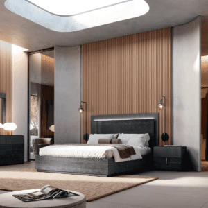 Sleek Onyx Bedroom Set
