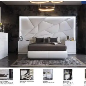 Alternative view of Majesty White Bedroom Set