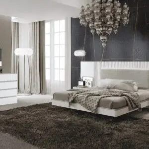 Alternative view of Marina White Bedroom Set