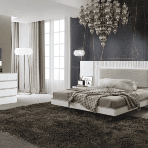 Alternative view of Marina White Bedroom Set