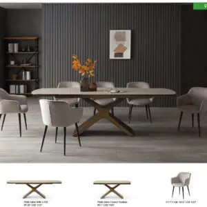 Alternative view of Opulent Harmony Dining Set