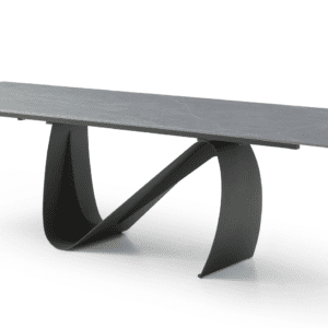 Slate Elegance Table Dark Grey Set