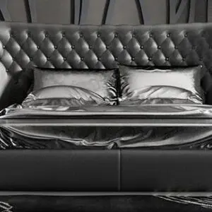 Alternative view of Miami Sleek White Bedroom Set