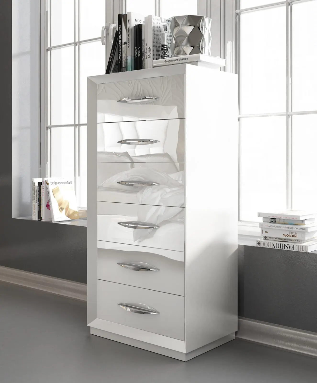 Emporio White Bedroom Set