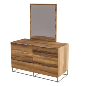 Alternative view of Lorenzo Light Oak Bedroom Set