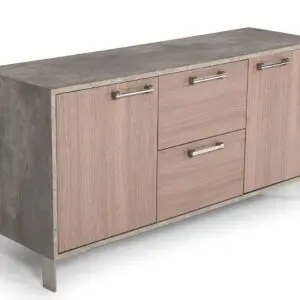 Boston Oak Concrete File Cabinet