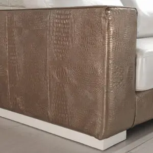 Alternative view of Cordova Bronze & White Leather Set
