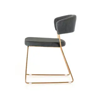 Ashland Elegance Grey Rosegold Chair Set