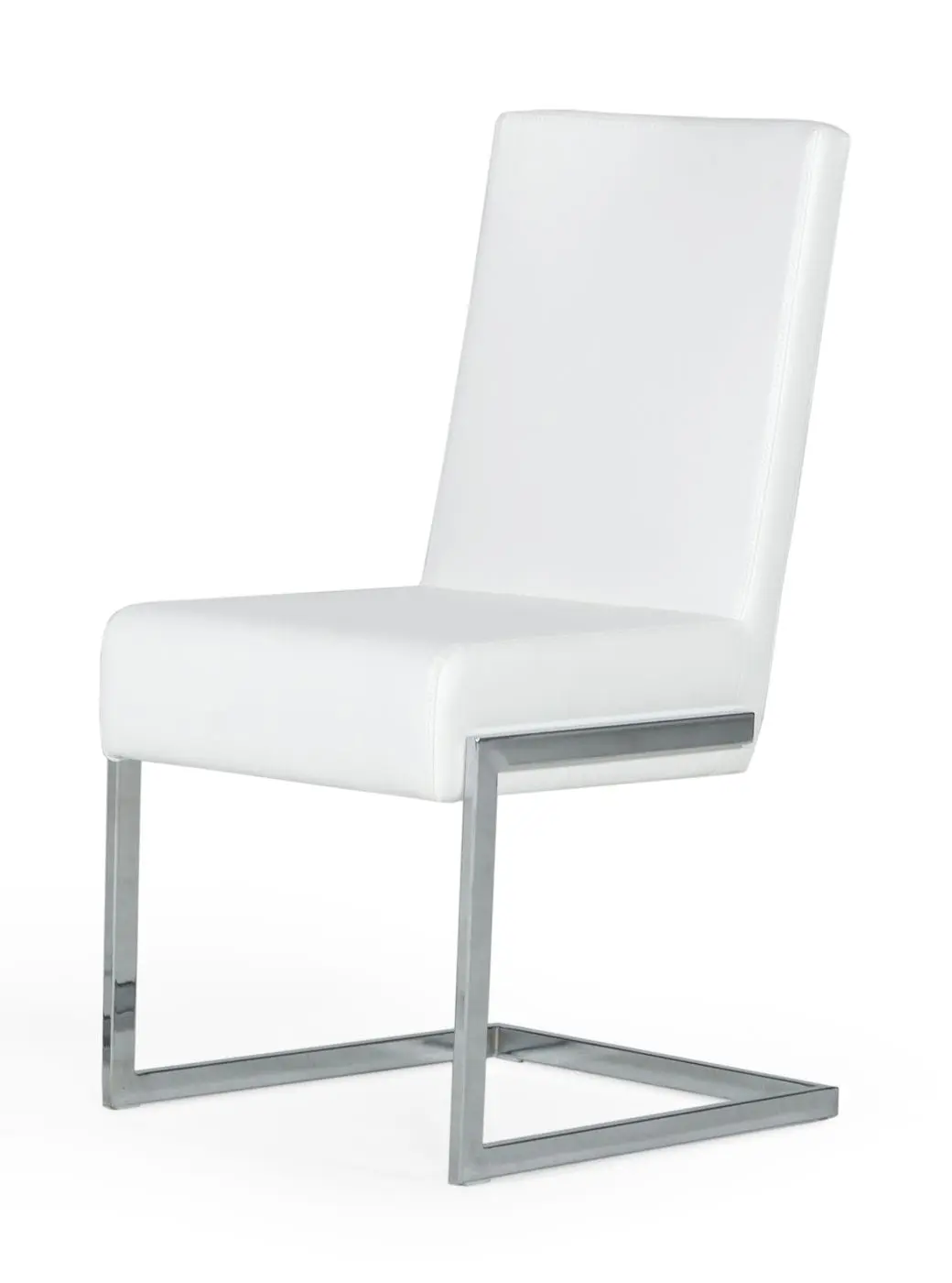 Timeless White Steel Dining Chair Set