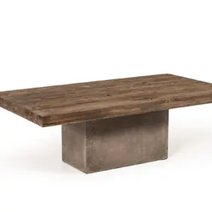Renzo Oak Concrete Coffee Table