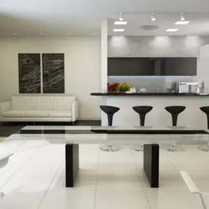 Alternative view of Lisbon Grande Glass Table