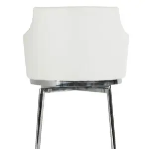 Kaweah Swivel White Dining Chair