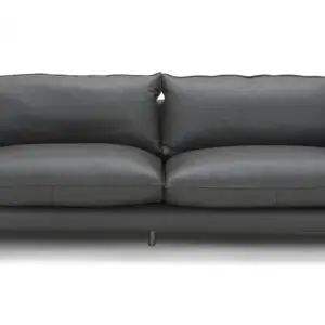 Harvest Grey Leather Sofa