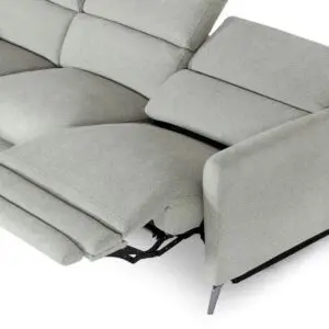 Contempo Grey Reclining Sofa Set
