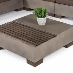 Delaware Concrete Outdoor Sectional Set