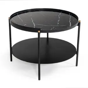 Alternative view of Randal Round Metal Coffee Table