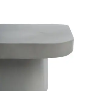 Flores Minimalist Concrete End Table