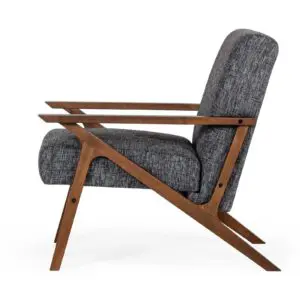 Alternative view of Candea Walnut & Grey Loveseat