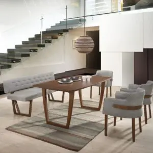 Alternative view of Jordan Walnut Veneer Table