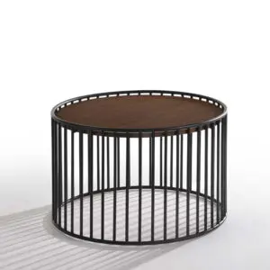 Bronson Walnut Accent End Table