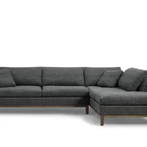 Hickman Dark Grey Right Sectional Sofa