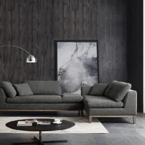 Alternative view of Hickman Dark Grey Right Sectional Sofa