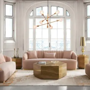 Lacuna Amber Glam End Table