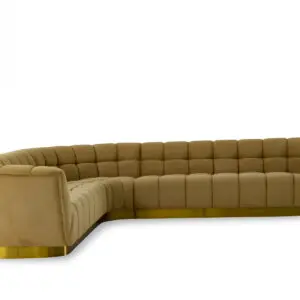 Alternative view of Golden Radiance Fabric Sofa Set