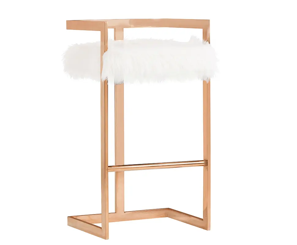 Snow Glam Bar Stool