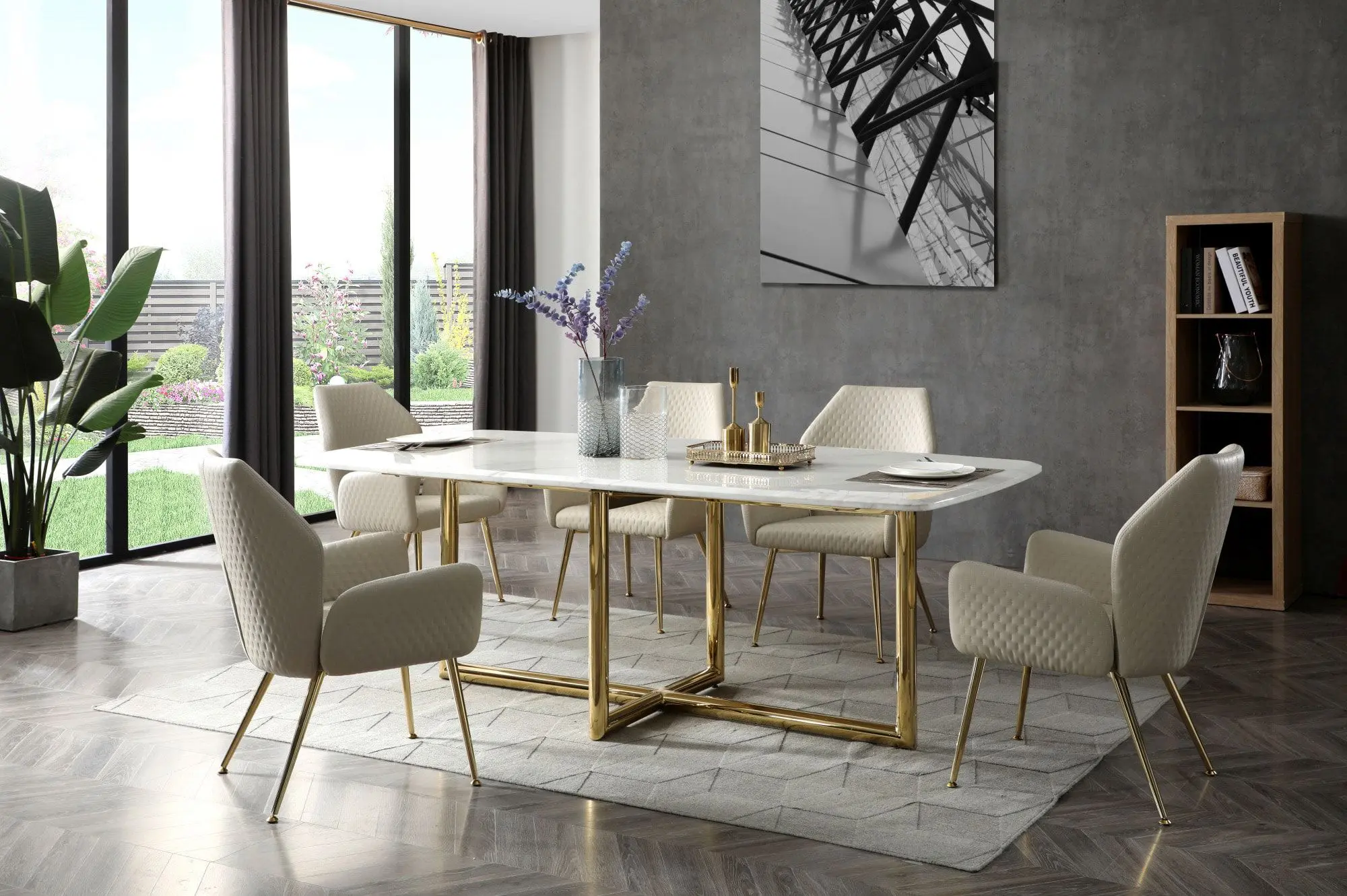 Champagne Majesty Dining Chair