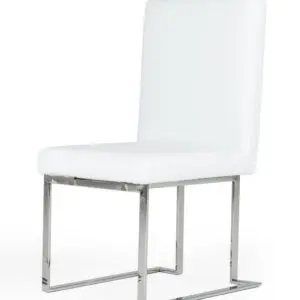 White Elegance Dining Chair Set