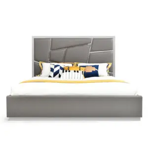 Alternative view of Chrysler Sleek Grey Bedroom Set