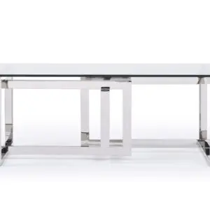 Valiant Glass Steel Coffee Table