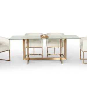 Alternative view of Keaton Brass Glass Table