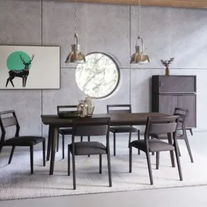 Alternative view of Heritage Acacia Wood Dining Table