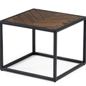 Pasada Chevron Acacia End Table