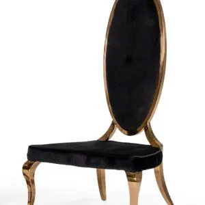 Rose Gold Luxe Velvet Chair Set