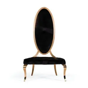 Alternative view of Rose Gold Luxe Velvet Chair Set