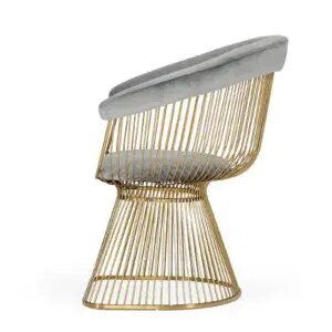 Alternative view of Gold Luxe Velvet Dining Chair