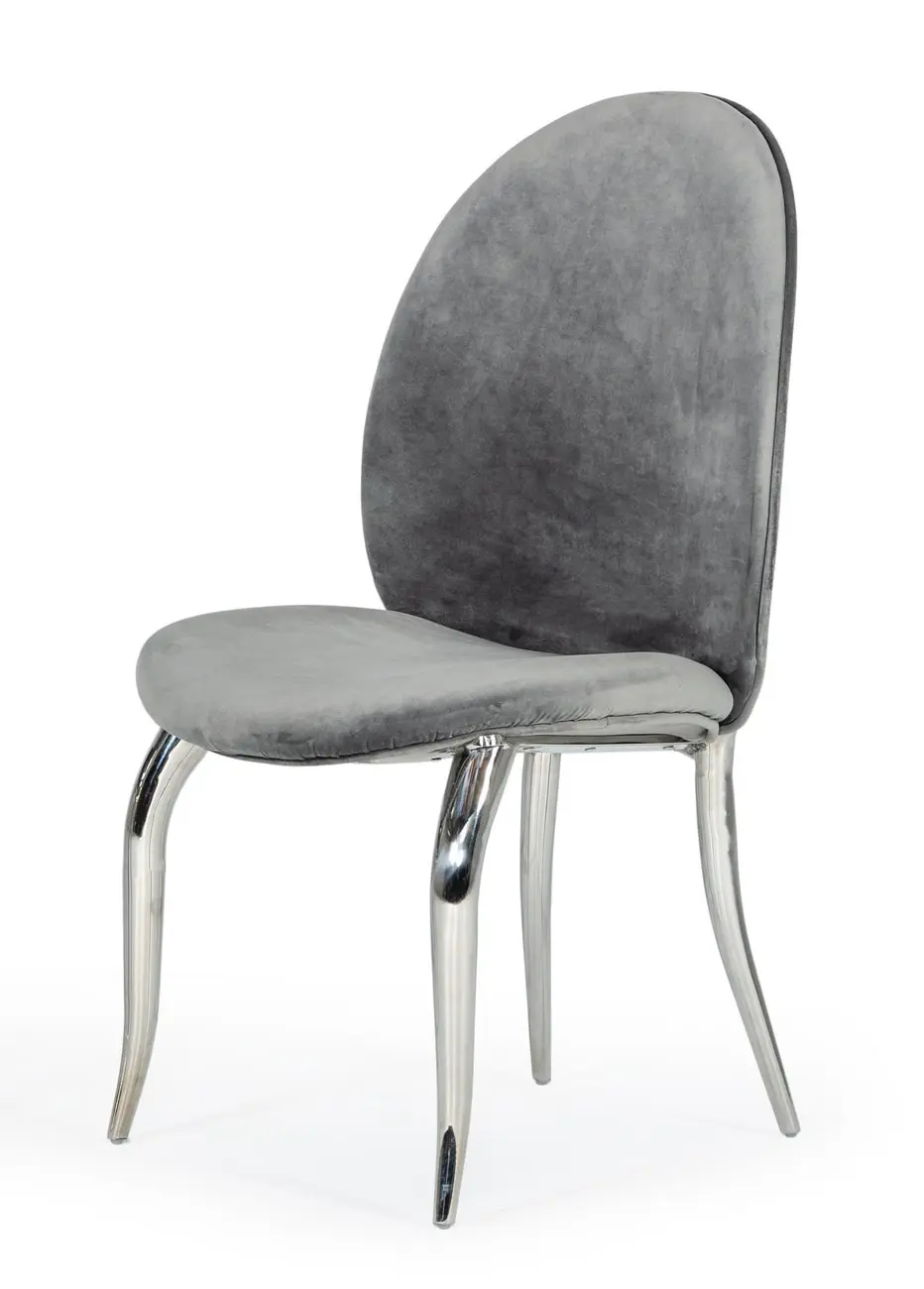 Glam Sculpted Velvet Chair Set