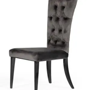 Velvet Button Dining Chair Set