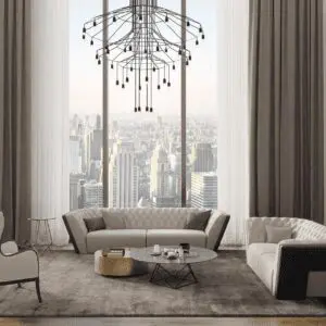 Bowie Contemporary Living Room Set