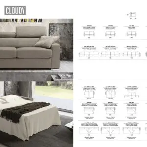 Cloudy Comfort Sofa Bed Collection - Image 2