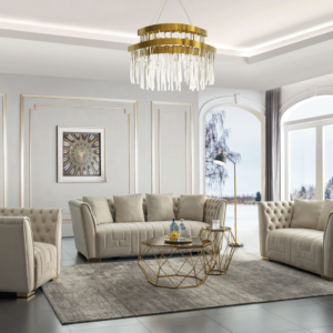 Beige Harmony Living Set