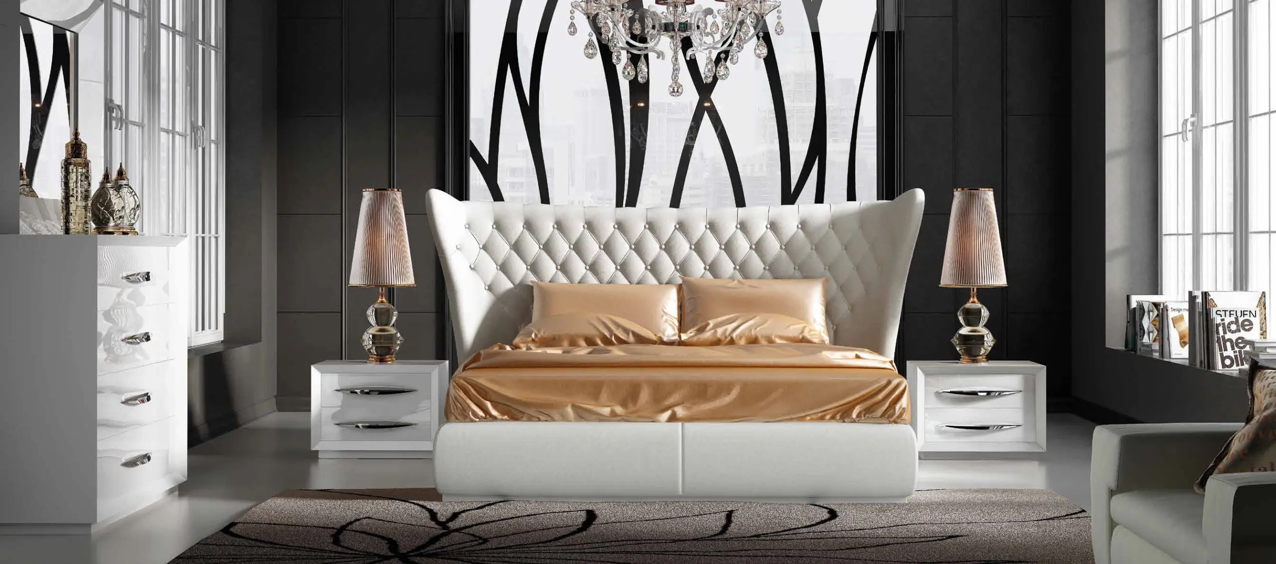 Pearl Crown Jewel Spanish Bedroom Set